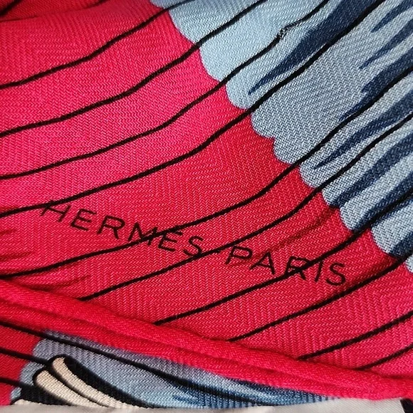 Hermès Cheval Punk Scarf/Losange Cashmere & Silk - Picture 9 of 14